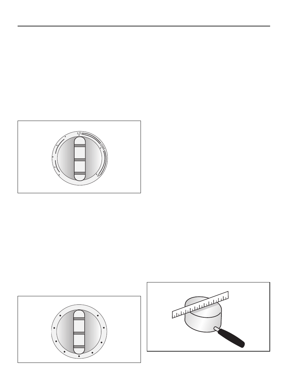 Operating dual radiant element (some models), Surface element settings, Indicator hot/lights | Cooking utensils, Operating dual radiant element, Operating 10 position halogen element | Amana AKT3000* User Manual | Page 8 / 12