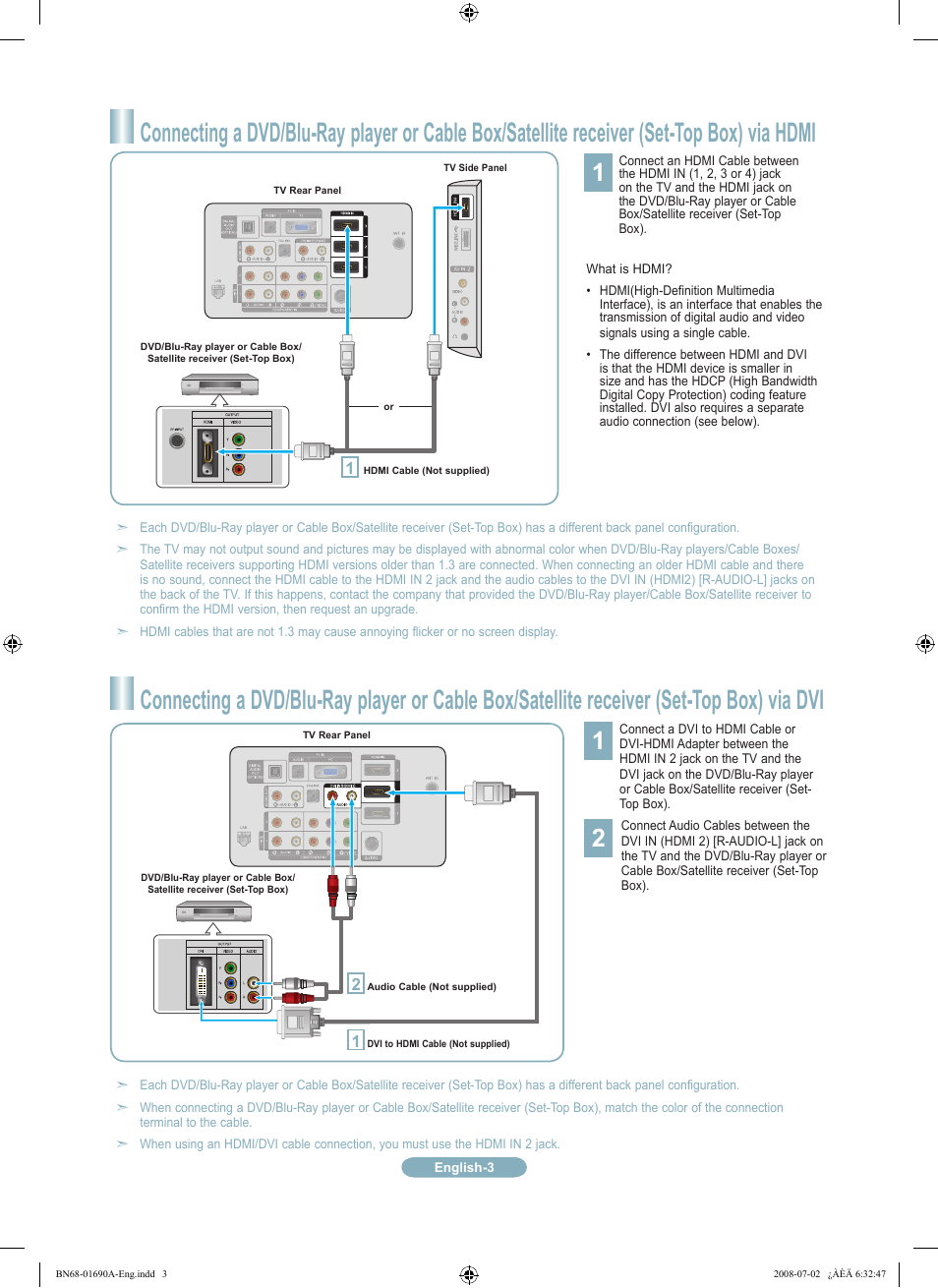 Samsung LN46A950D1FXZA User Manual | Page 3 / 12