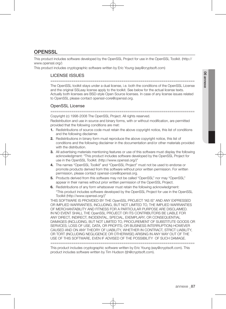 Openssl | Samsung WF455ARGSGR-AA User Manual | Page 179 / 276
