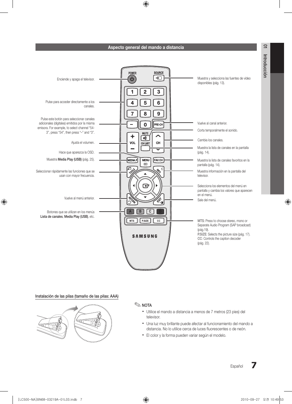Samsung LN40C500F3FXZA User Manual | Page 43 / 109