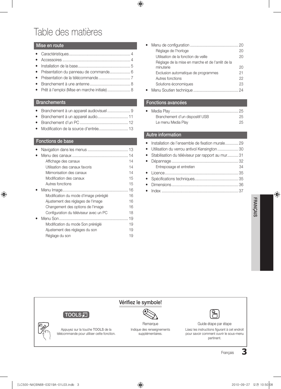 Samsung LN40C500F3FXZA User Manual | Page 75 / 109