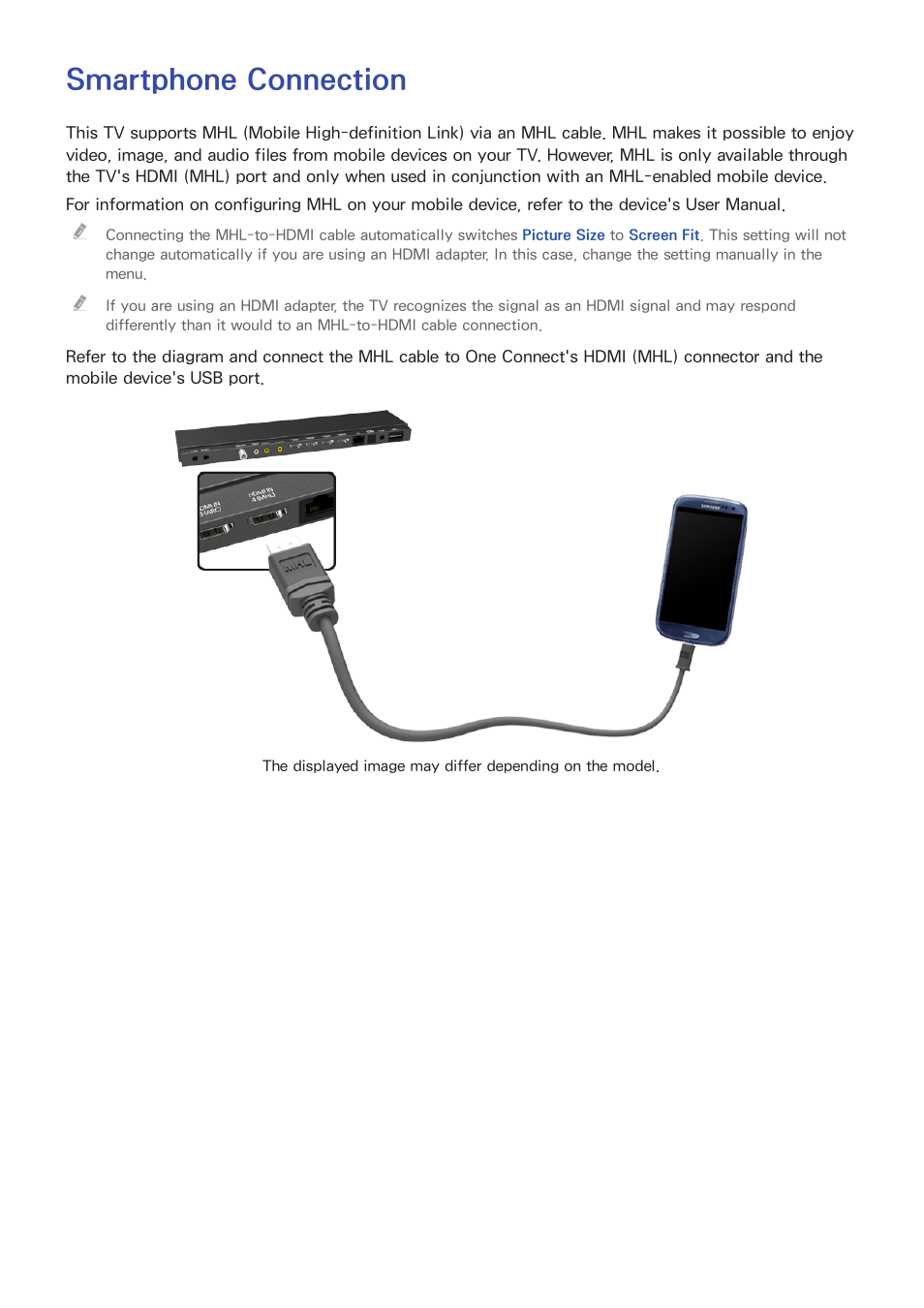 Smartphone connection | Samsung KN55S9CAFXZA User Manual | Page 18 / 172