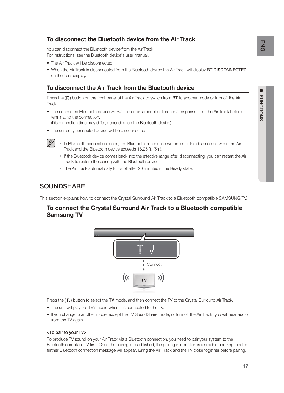 Soundshare | Samsung HW-F551-ZA User Manual | Page 17 / 26
