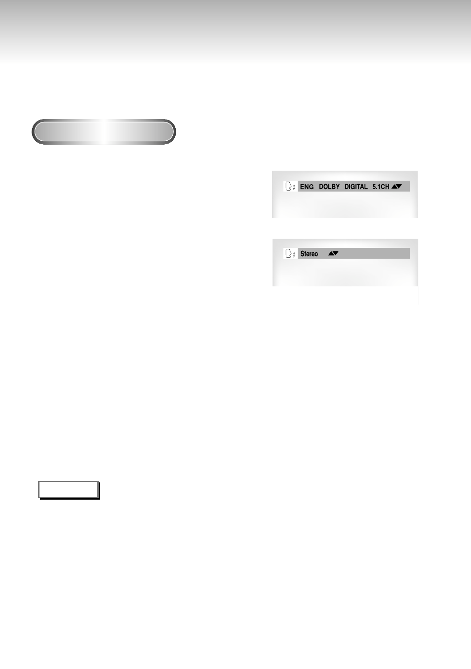 Selecting the audio language | Samsung DVD-S221-XAA User Manual | Page 32 / 50
