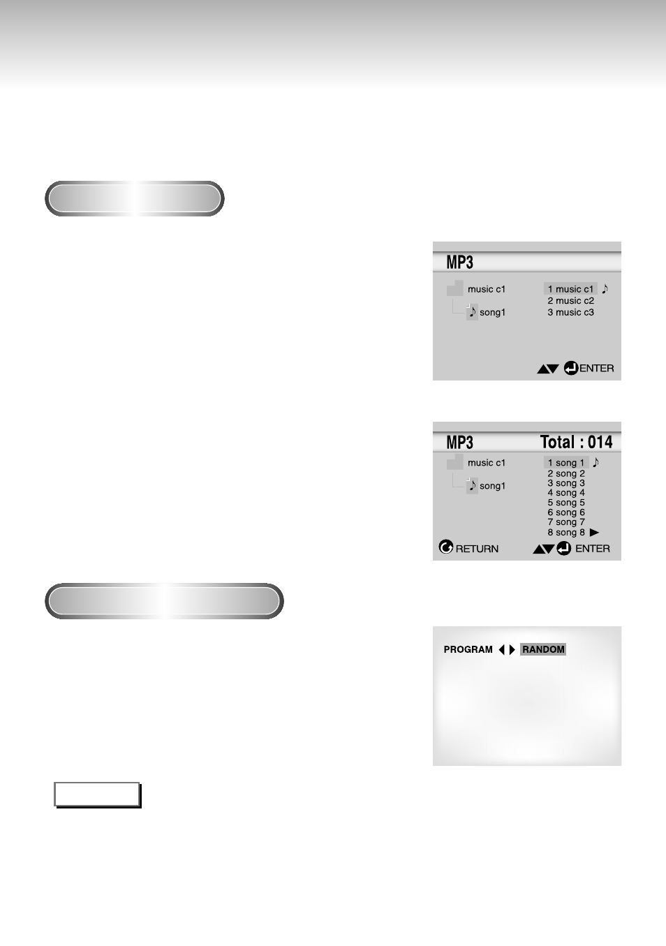 Mp3 play | Samsung DVD-S221-XAA User Manual | Page 38 / 50