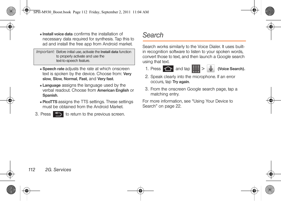 Search | Samsung SPH-M930ZKABST User Manual | Page 126 / 227