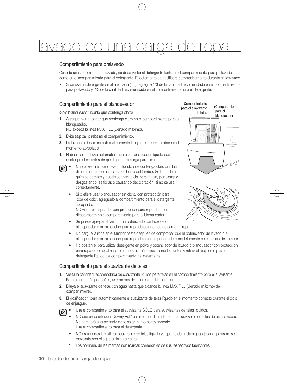 Lavado de una carga de ropa | Samsung WF435ATGJRA-A1 User Manual | Page 126 / 144