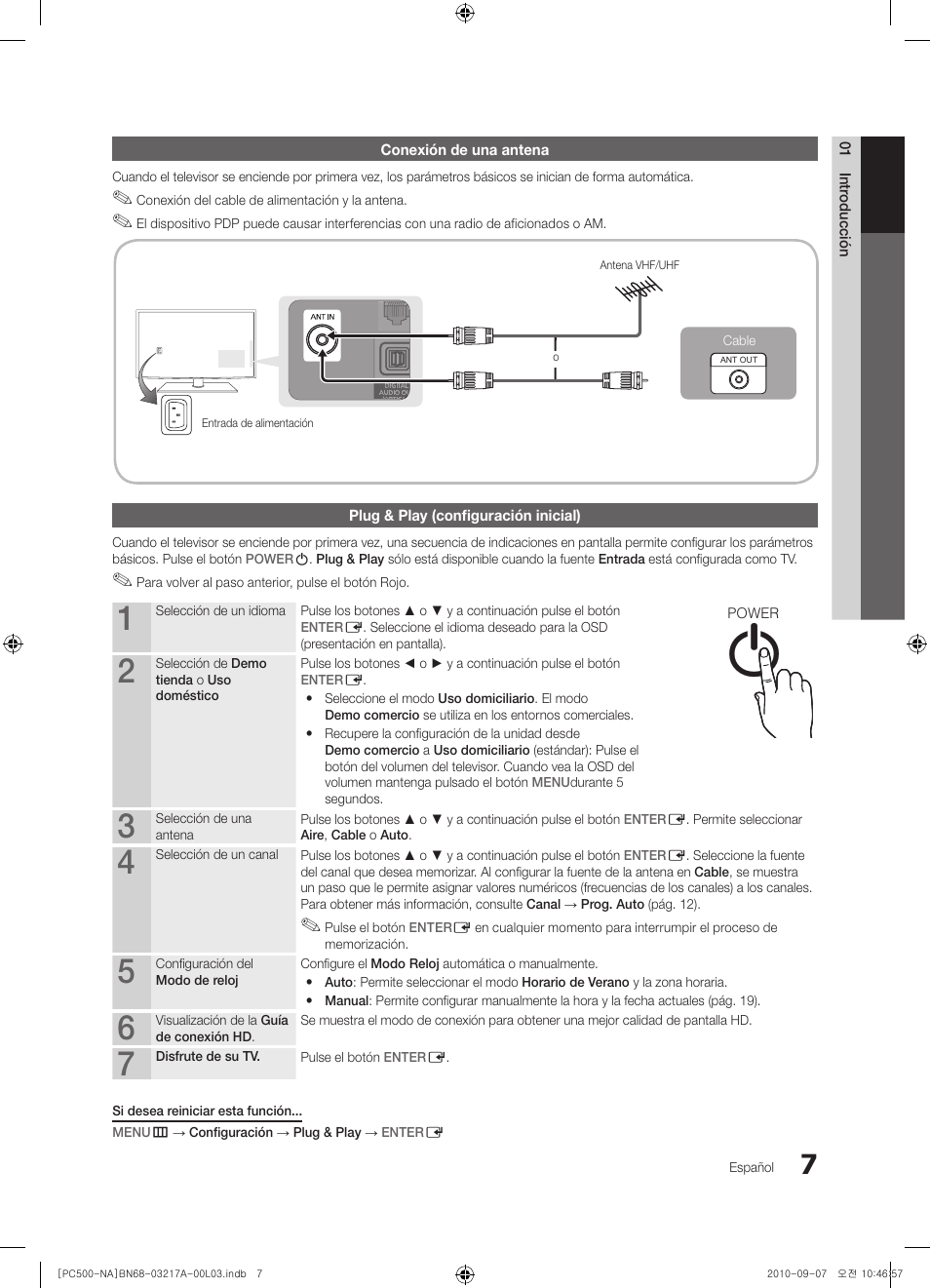 Info guide | Samsung PN58C500G2FXZA User Manual | Page 59 / 156