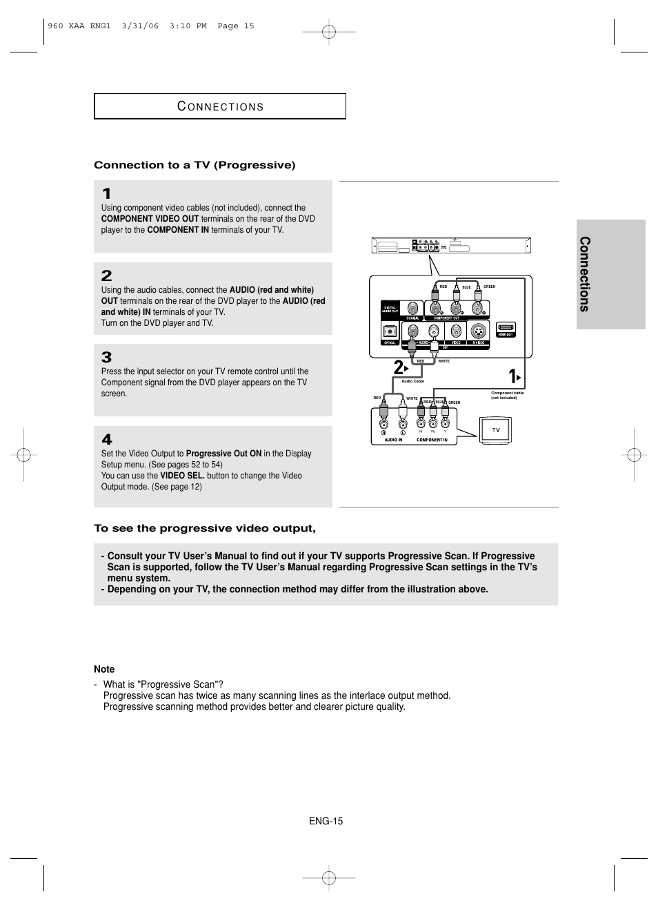 Connections c | Samsung DVD-HD960-XAA User Manual | Page 15 / 64