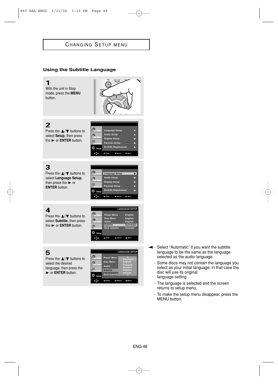 Eng-48 | Samsung DVD-HD960-XAA User Manual | Page 48 / 64