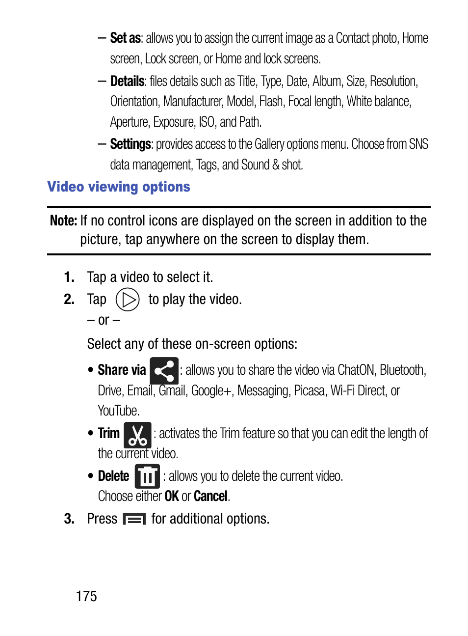 Samsung SM-S890LZKATFN User Manual | Page 182 / 459