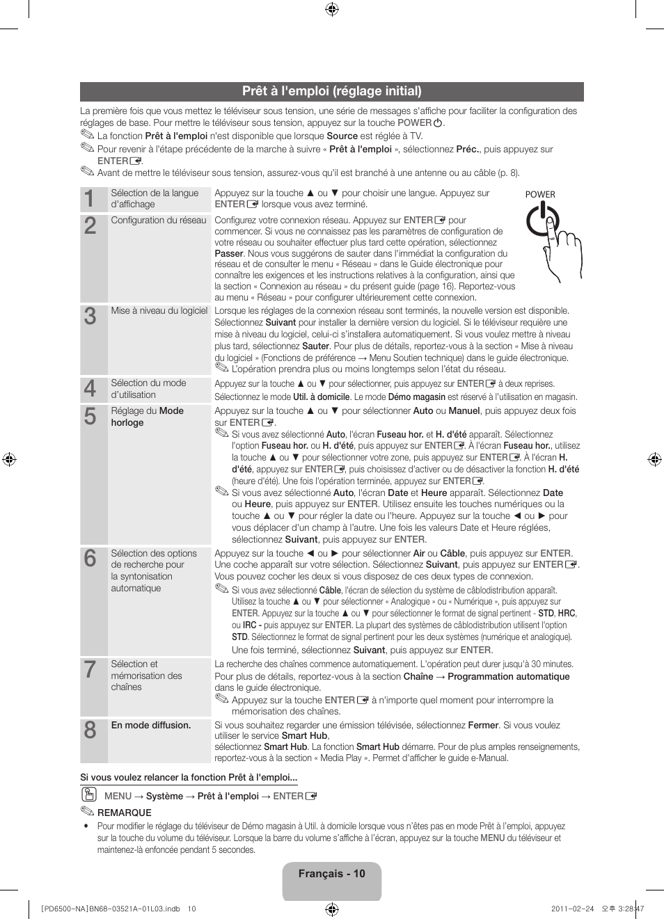 Samsung PN64D550C1FXZA User Manual | Page 54 / 67