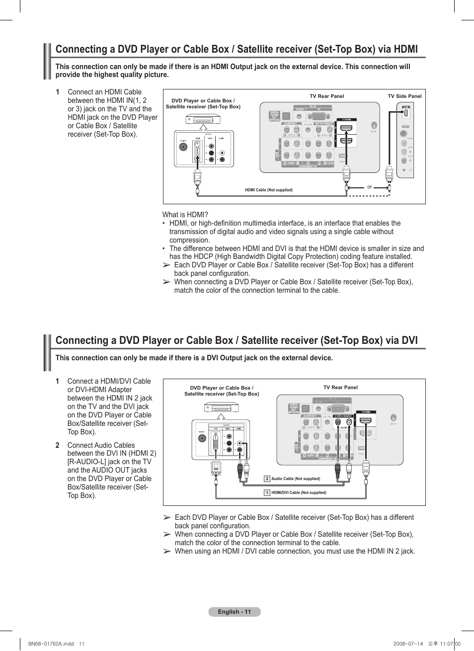 Samsung PL50A440P1DXZX User Manual | Page 11 / 145