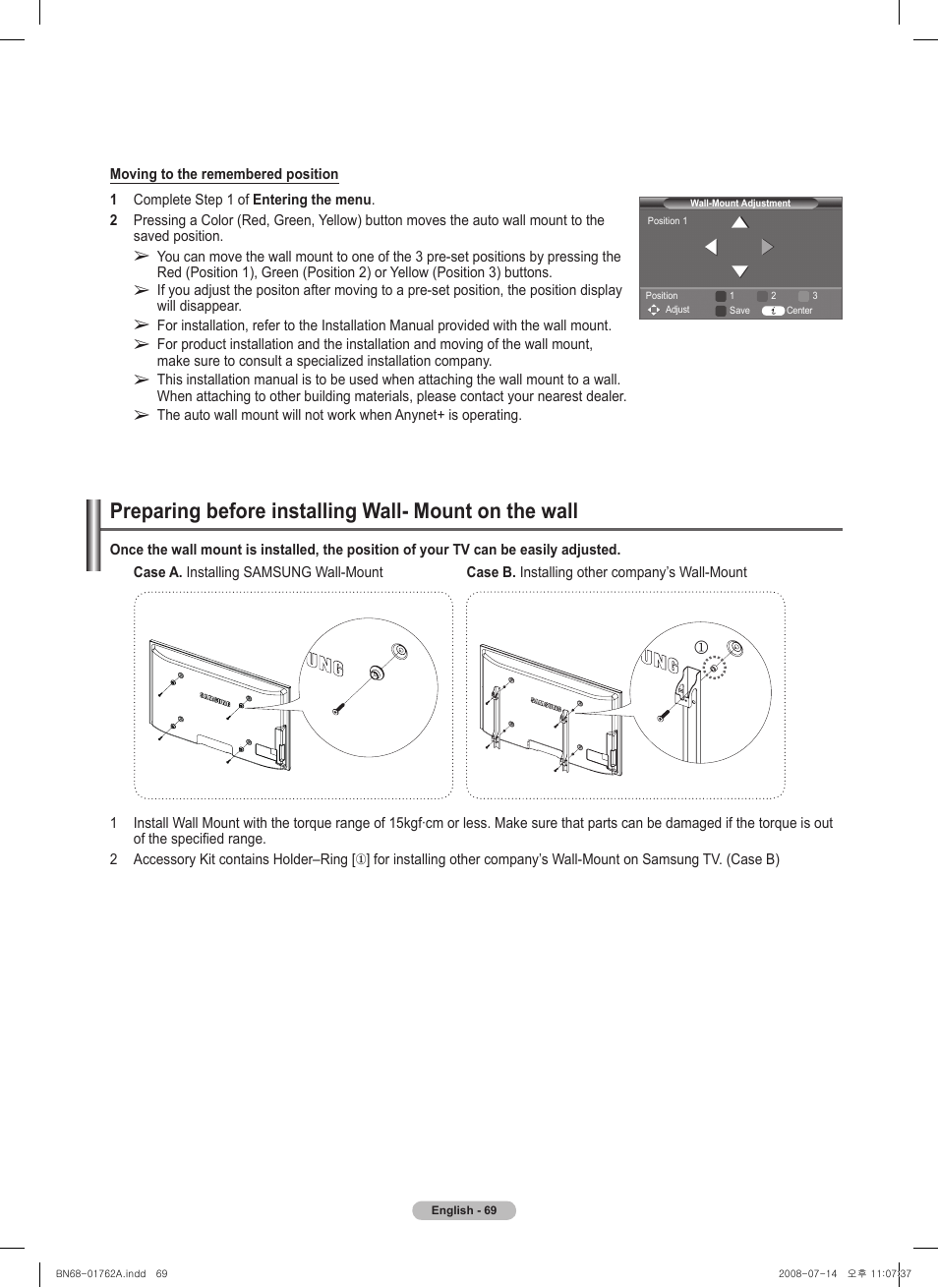Samsung PL50A440P1DXZX User Manual | Page 69 / 145