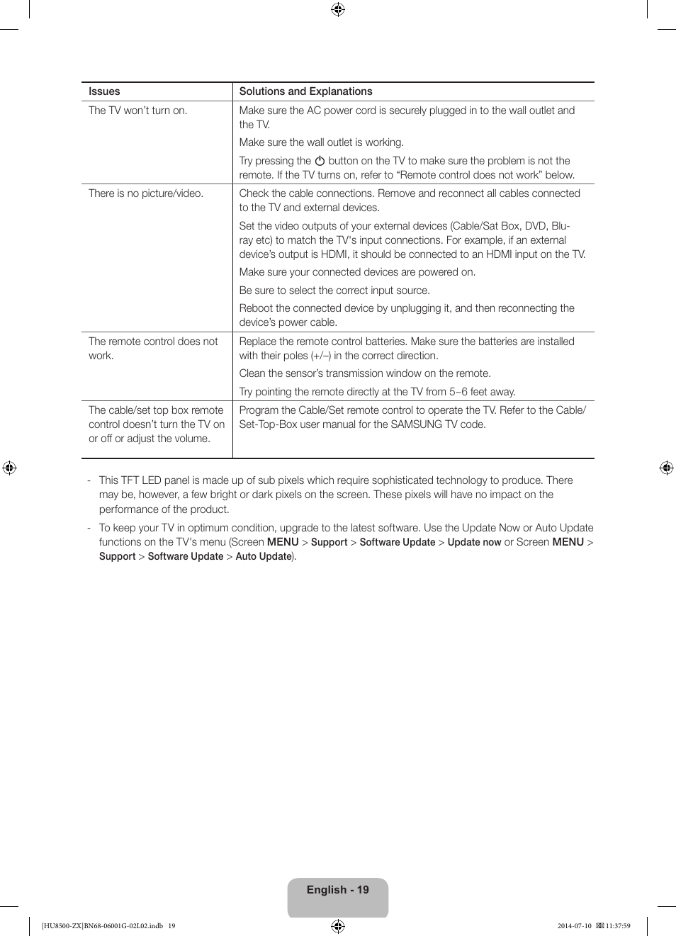 Samsung UN65HU8500FXZA User Manual | Page 19 / 59