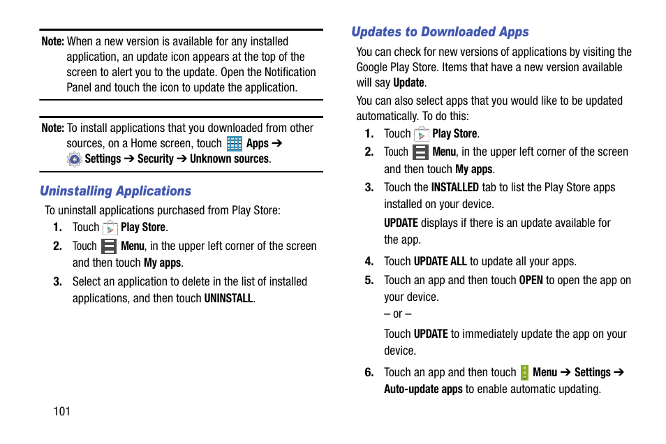 Samsung SM-P905VZKAVZW User Manual | Page 107 / 158