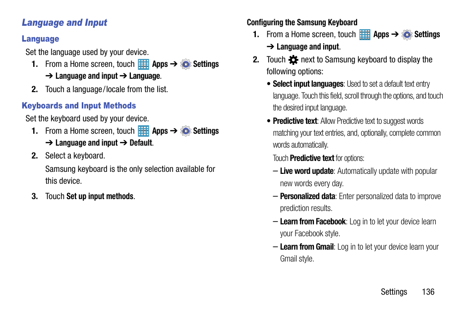 Samsung SM-P905VZKAVZW User Manual | Page 142 / 158