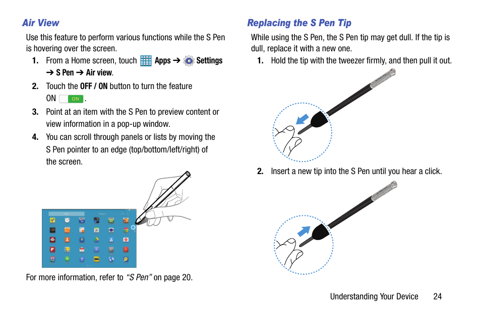 Samsung SM-P905VZKAVZW User Manual | Page 30 / 158