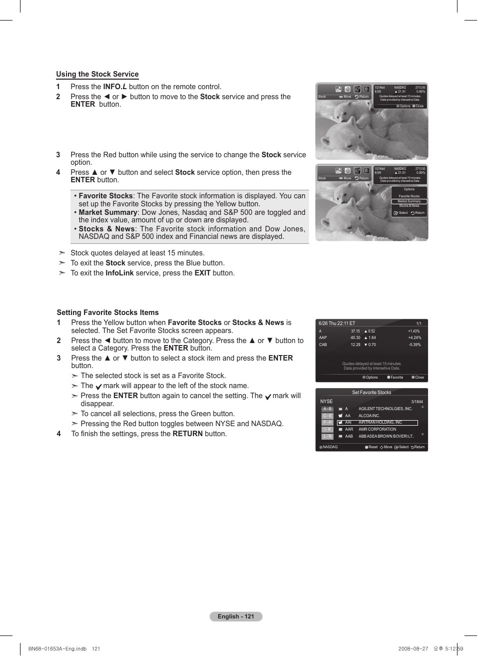Samsung PN63A760T1FXZA User Manual | Page 121 / 282