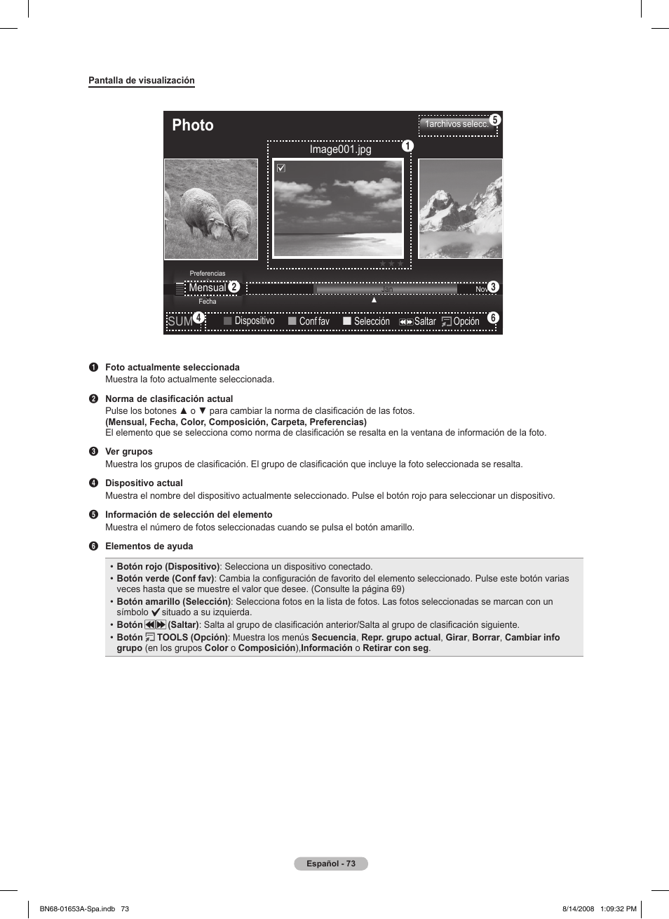 Photo | Samsung PN63A760T1FXZA User Manual | Page 217 / 282