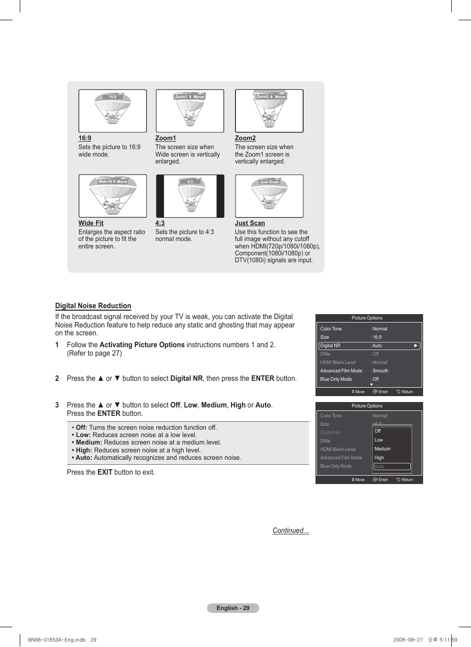 Samsung PN63A760T1FXZA User Manual | Page 29 / 282