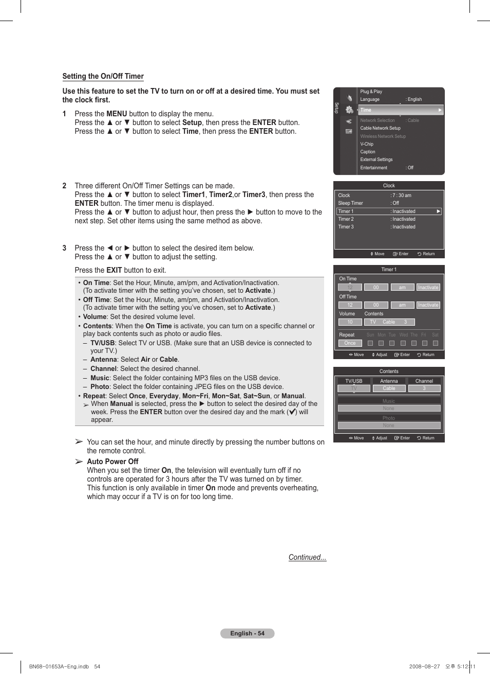 Samsung PN63A760T1FXZA User Manual | Page 54 / 282