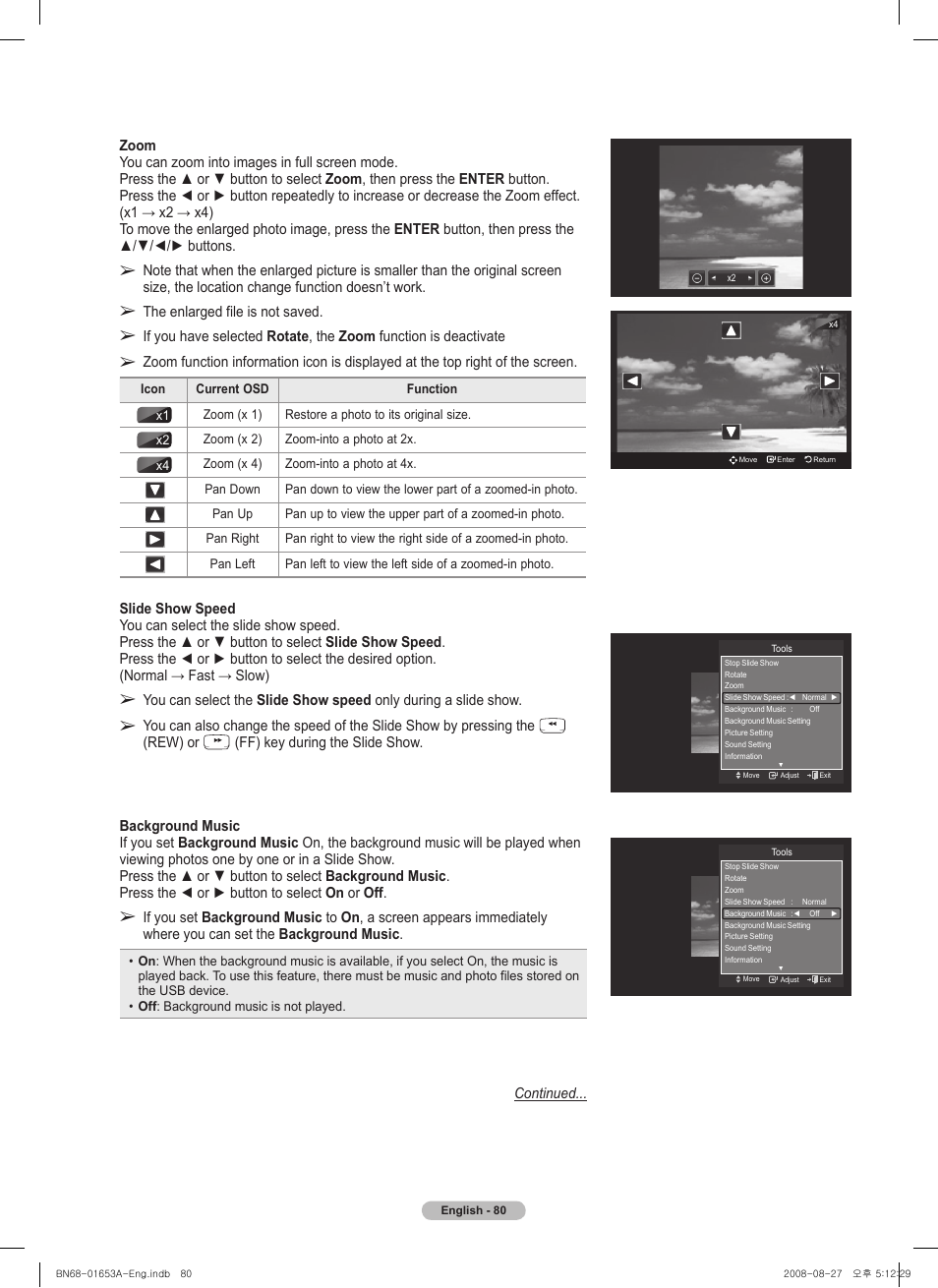 Samsung PN63A760T1FXZA User Manual | Page 80 / 282