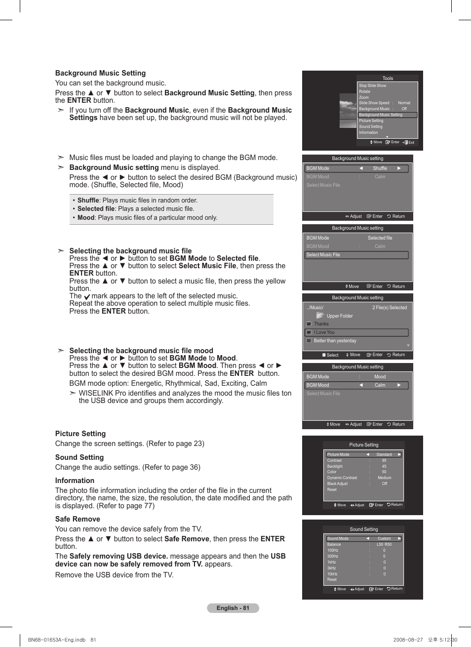 Samsung PN63A760T1FXZA User Manual | Page 81 / 282