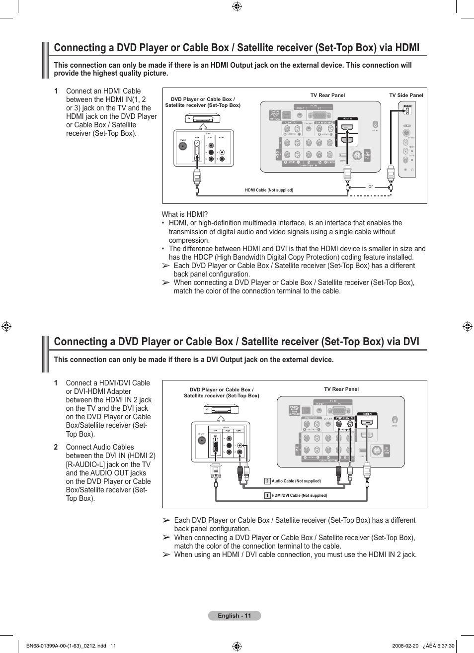Samsung PN42A450P1DXZA User Manual | Page 11 / 75