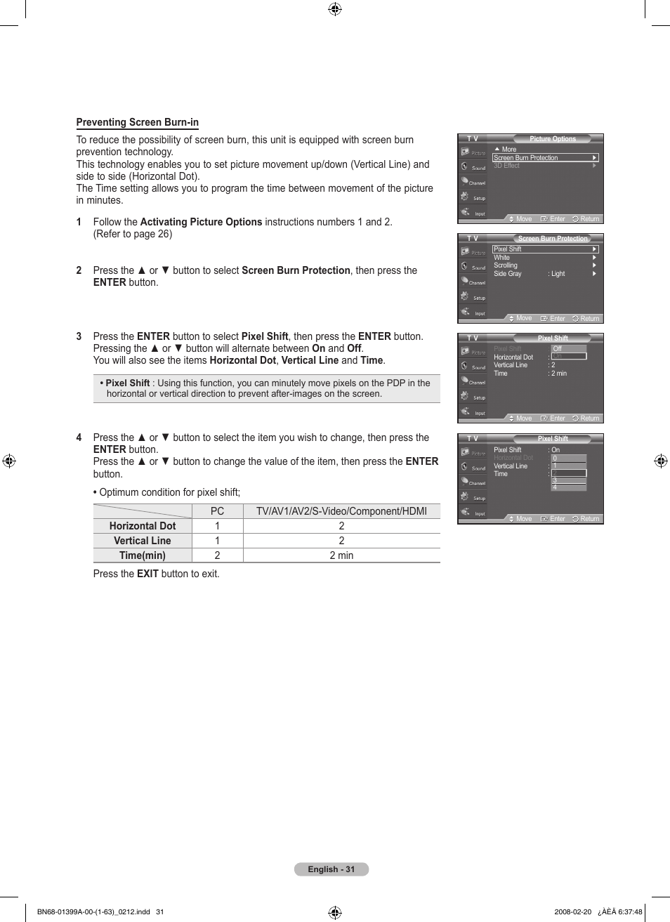 Samsung PN42A450P1DXZA User Manual | Page 31 / 75