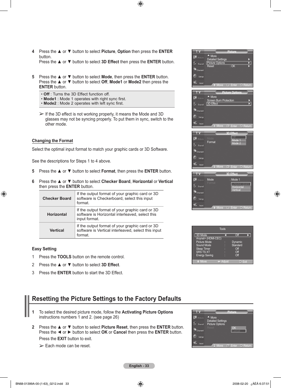 Samsung PN42A450P1DXZA User Manual | Page 33 / 75