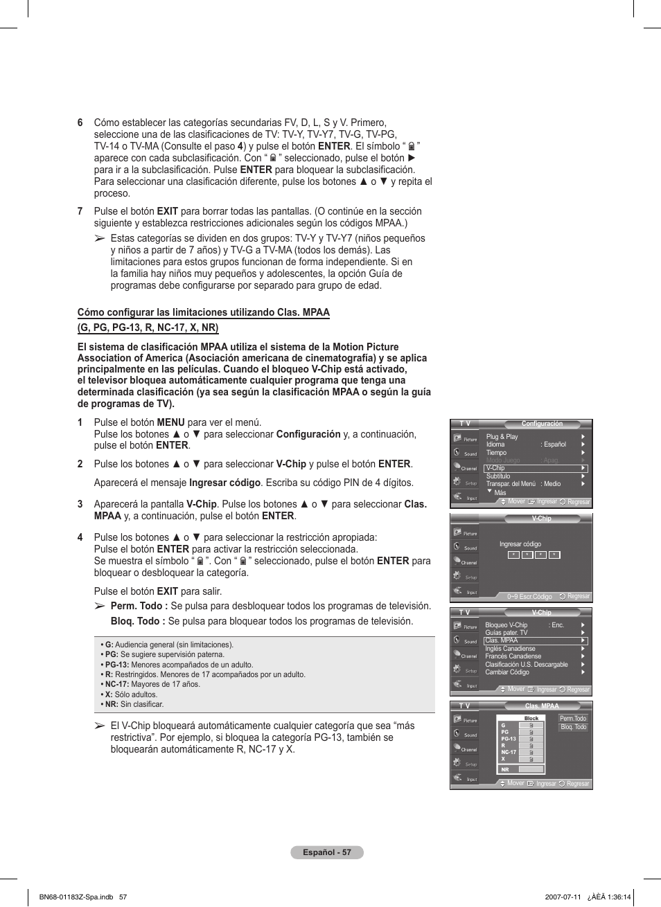 Samsung FPT5884X-XAA User Manual | Page 223 / 250