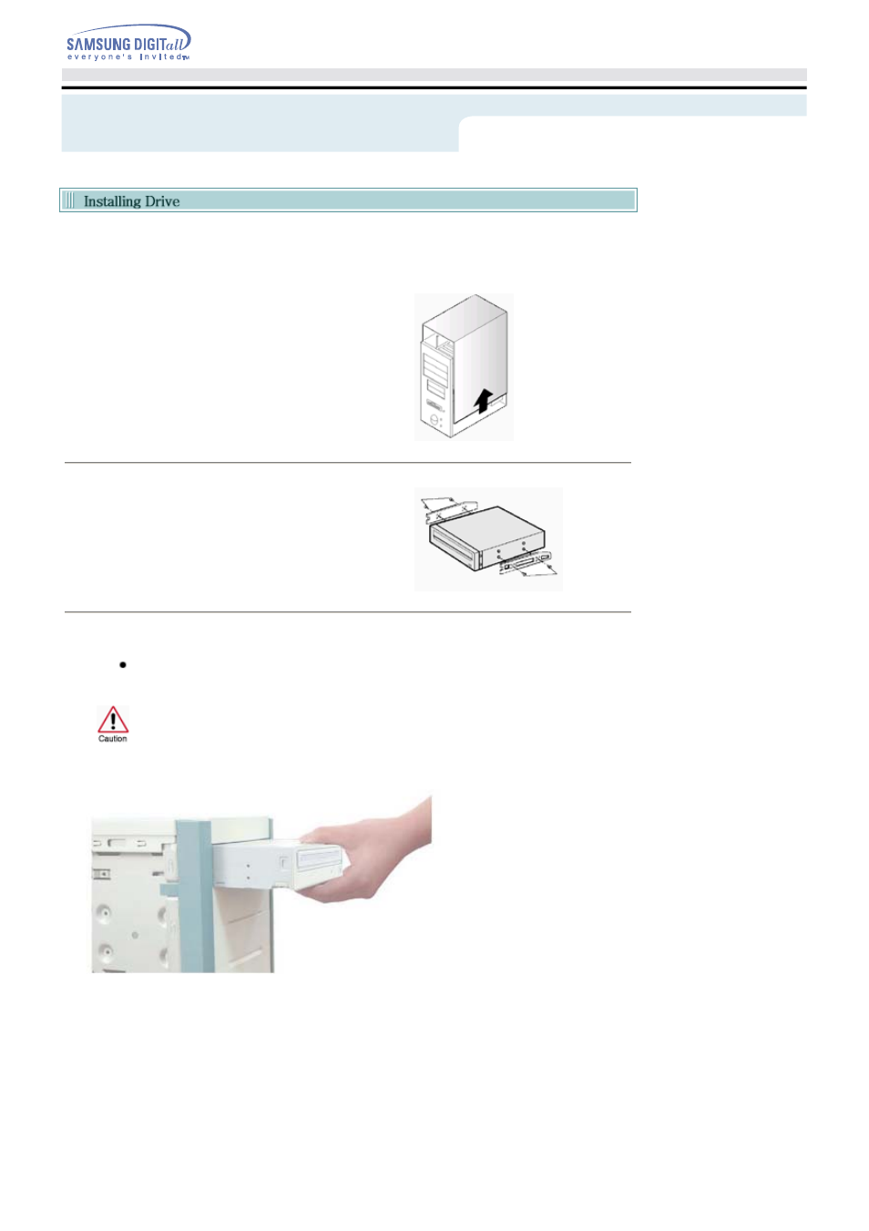 Installing dvd writer and connecting cables, Installing dvd writer, And connecting cables | Samsung SH-S162L-BEWN User Manual | Page 12 / 32