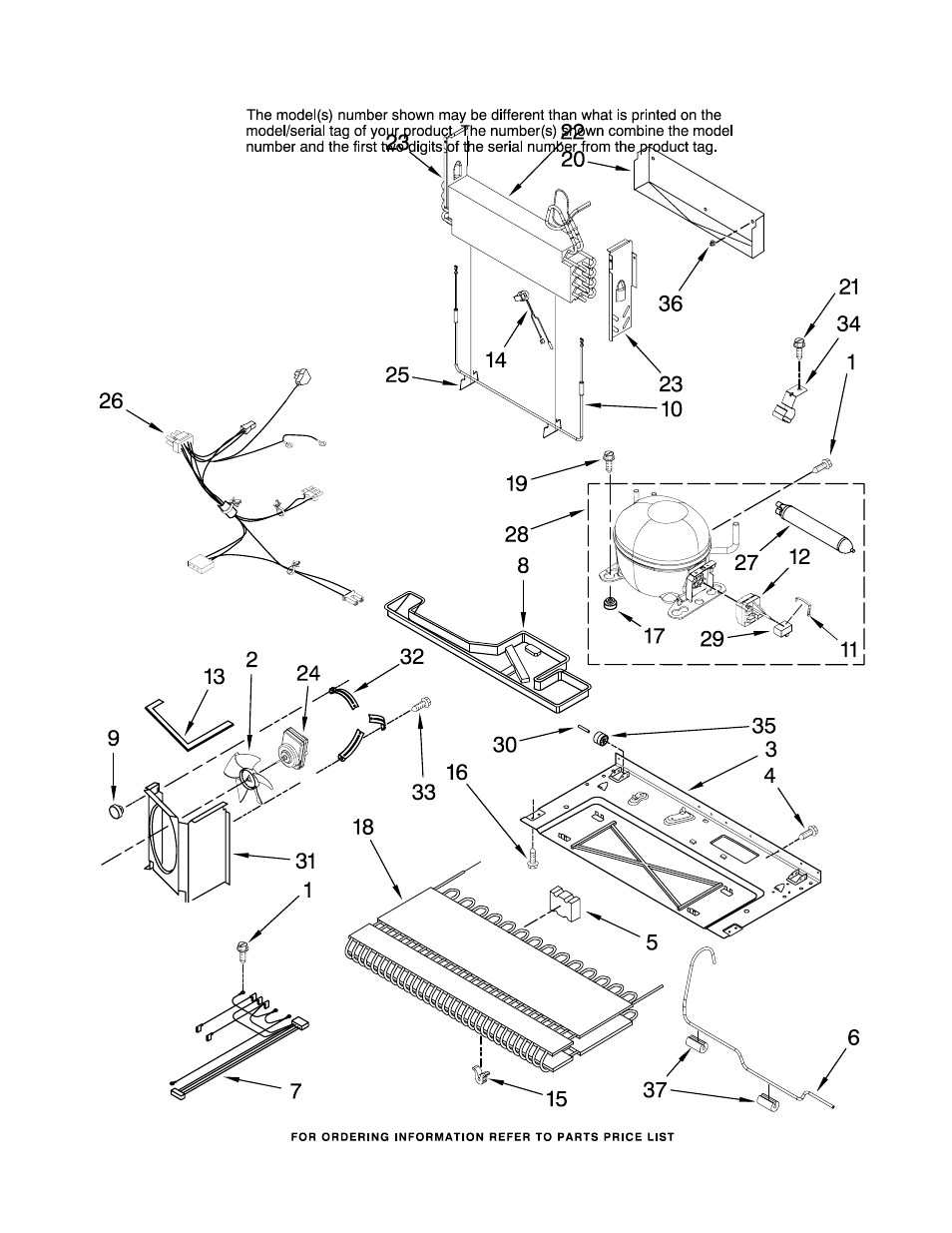 Unit, Unit parts | Amana ABB2222FEQ11 User Manual | Page 9 / 15