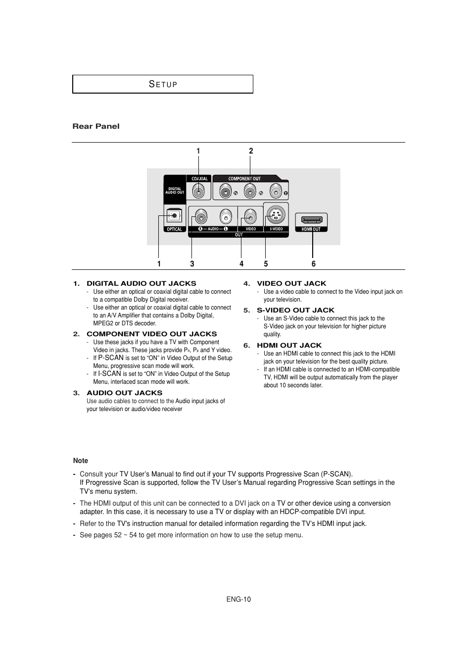 Samsung DVD-1080P7-XAA User Manual | Page 10 / 65