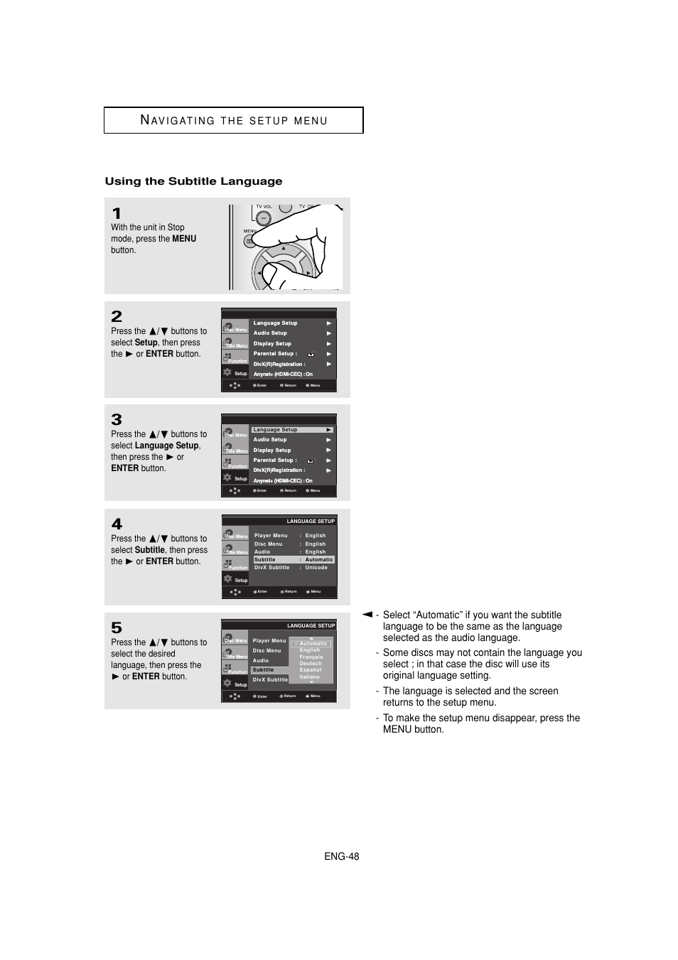Eng-48 | Samsung DVD-1080P7-XAA User Manual | Page 48 / 65