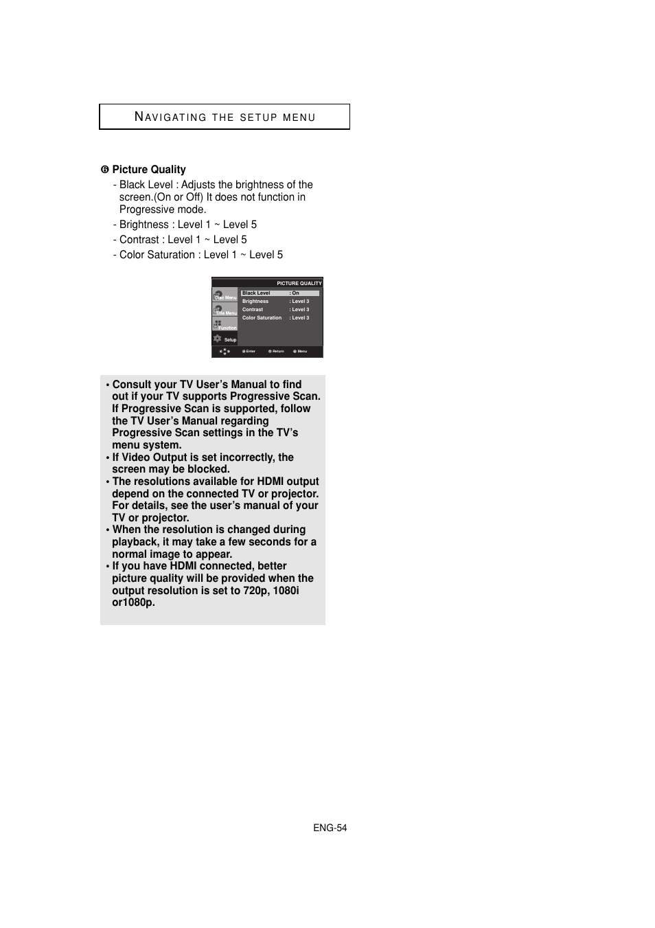 Samsung DVD-1080P7-XAA User Manual | Page 54 / 65