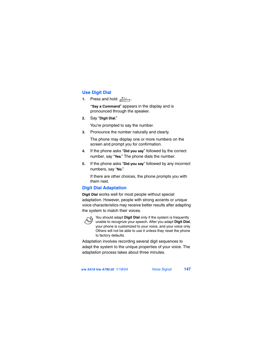 You’re prompted to say the number | Samsung SCH-A790ZKVXAR User Manual | Page 155 / 198