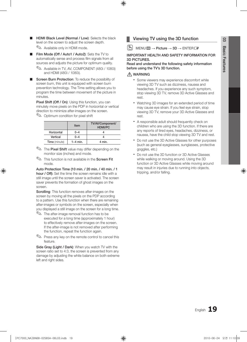 Samsung PN63C7000YFXZA User Manual | Page 19 / 198
