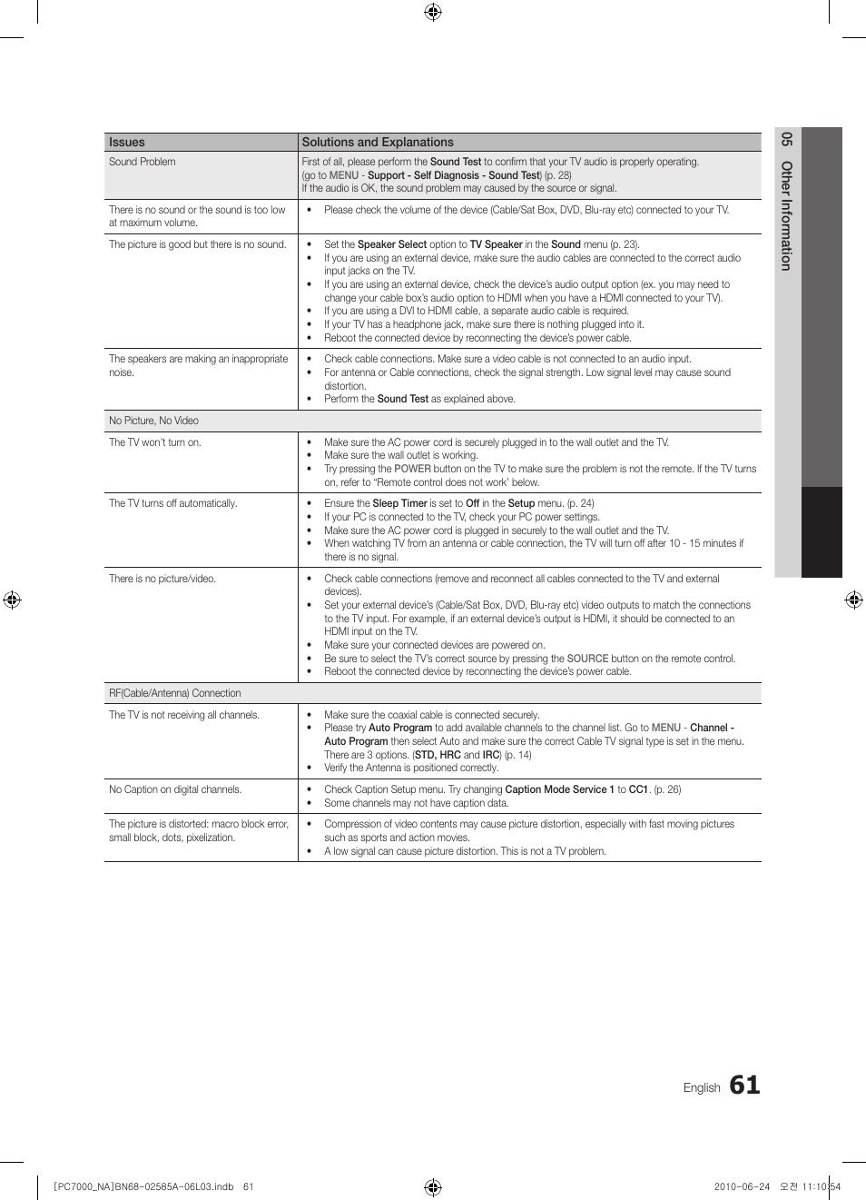 Samsung PN63C7000YFXZA User Manual | Page 61 / 198