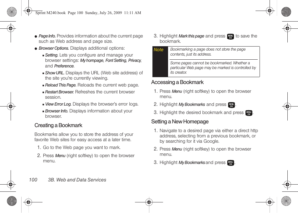 Samsung SPH-M240ZKASPR User Manual | Page 112 / 137