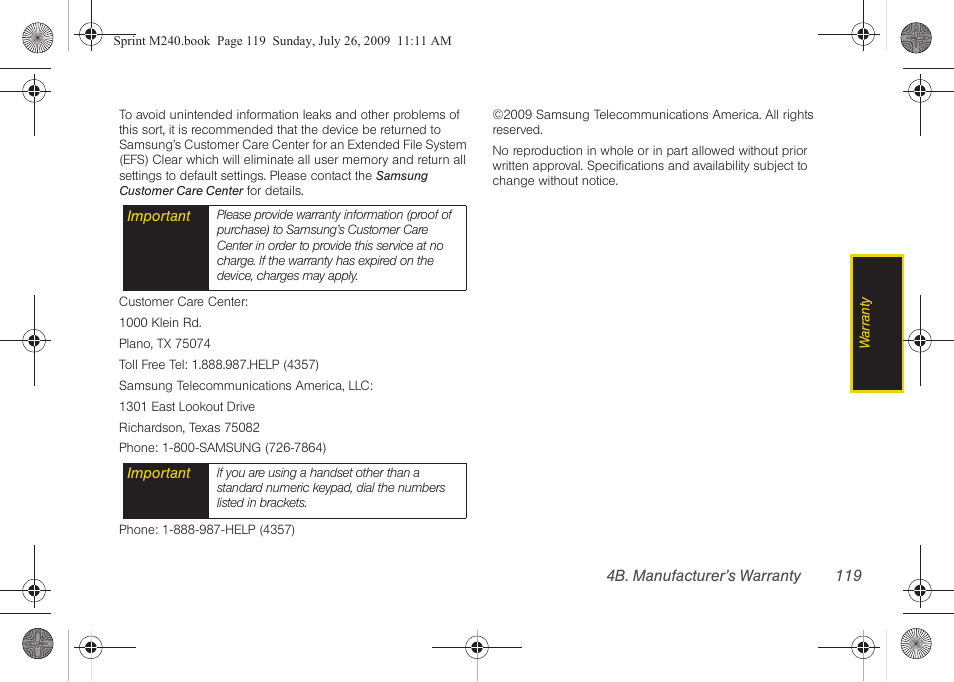 Samsung SPH-M240ZKASPR User Manual | Page 131 / 137
