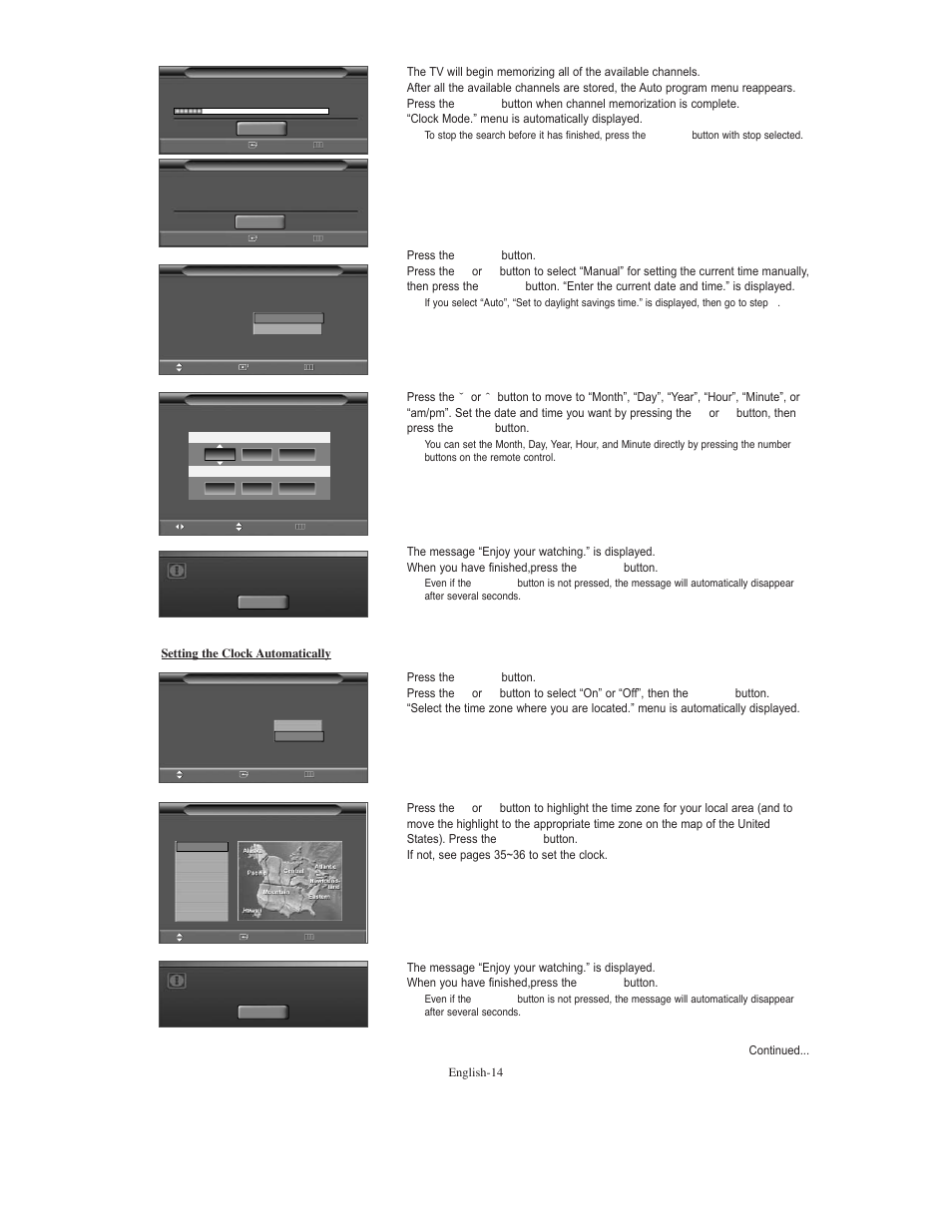Samsung TXS3079WHX-XAA User Manual | Page 14 / 52