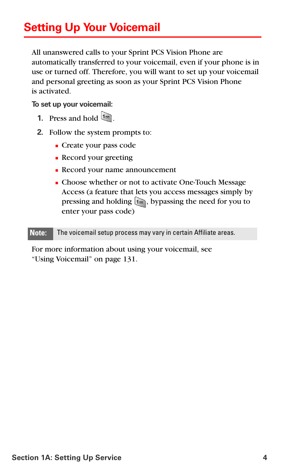 Setting up your voicemail | Samsung SPH-A700BSSXAR User Manual | Page 12 / 222