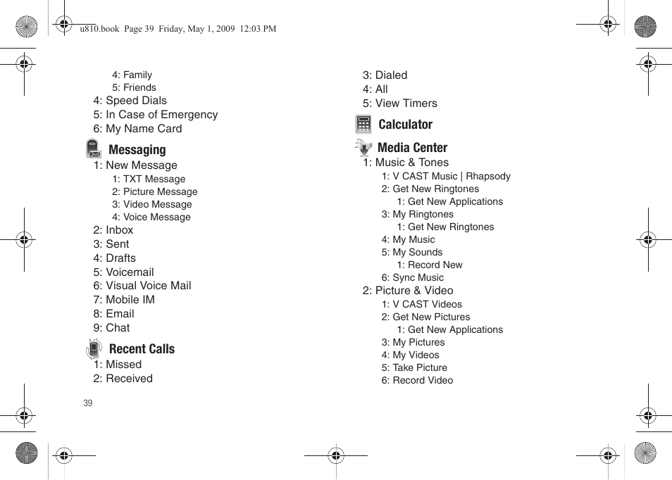 Samsung SCH-U810GNAVZW User Manual | Page 42 / 169