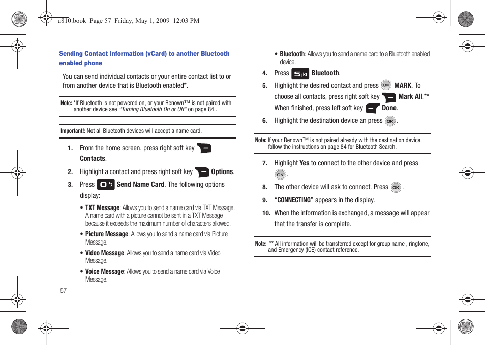 Samsung SCH-U810GNAVZW User Manual | Page 60 / 169