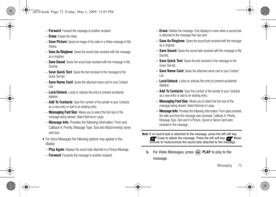 Samsung SCH-U810GNAVZW User Manual | Page 75 / 169