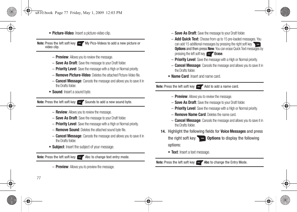 Samsung SCH-U810GNAVZW User Manual | Page 80 / 169