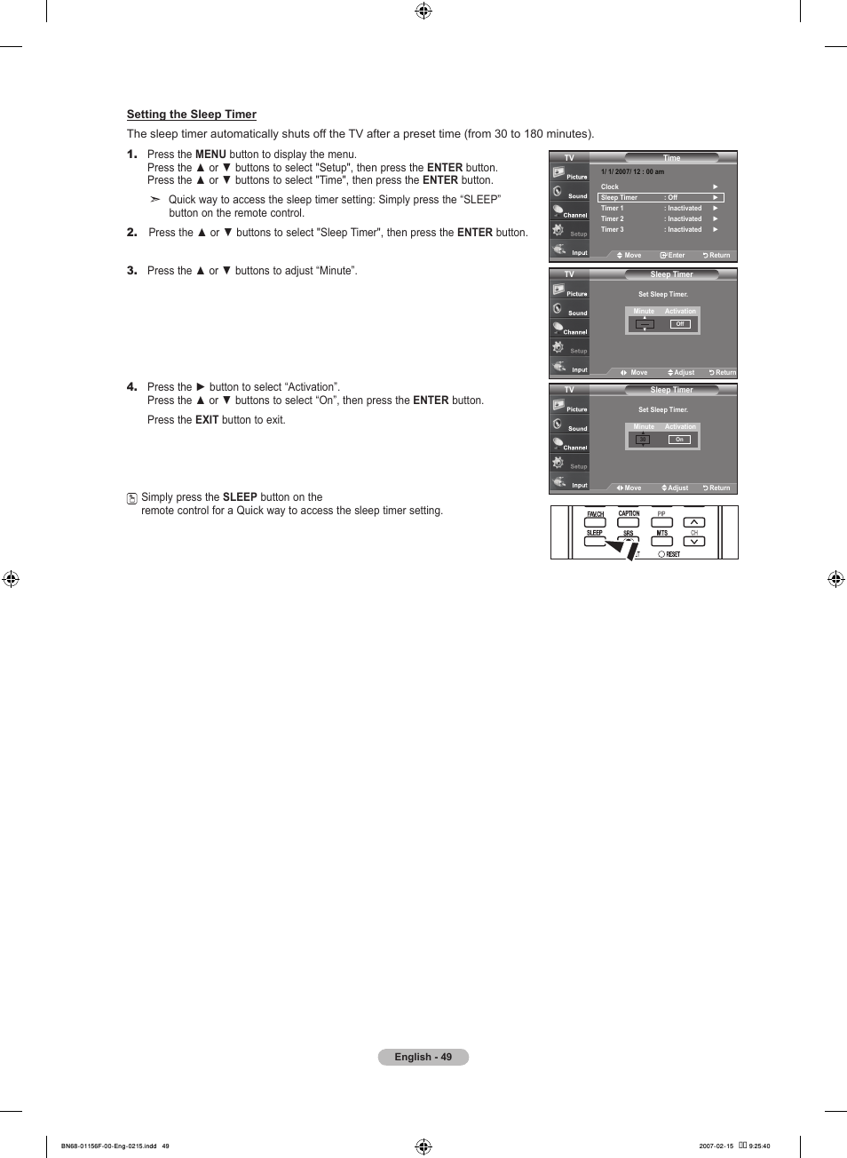Samsung LNT4066FX-XAA User Manual | Page 51 / 178