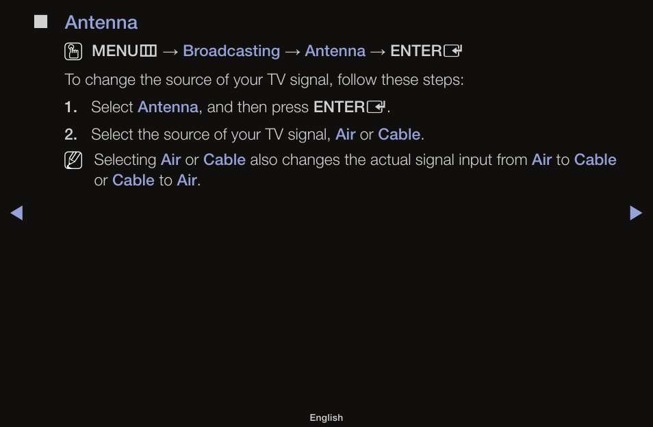 Antenna o | Samsung UN55F6100AFXZA User Manual | Page 5 / 130